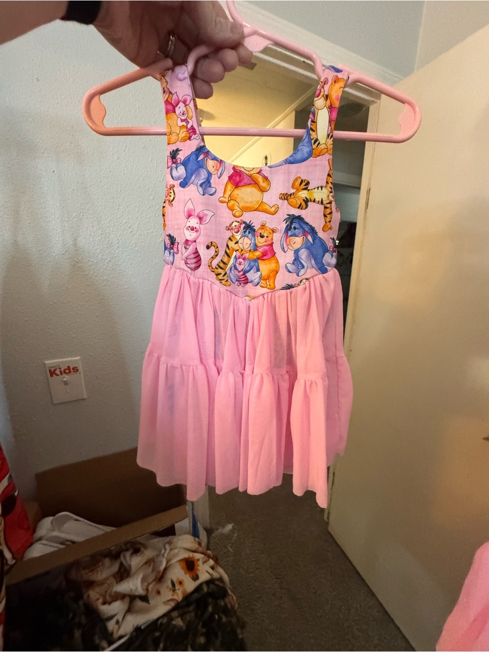 Mama Bear and Cub Co. Pooh Athletic Mesh Twirl Dress – Multiple Sizes Available - Picture 6 of 7